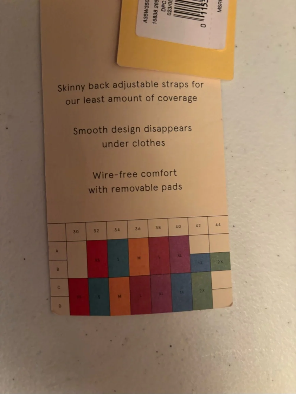 NWT True & Co. True Everybody Wireless Comfort Bra – Nude – Size Large